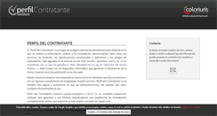 Desktop Screenshot of perfil-contratante.es