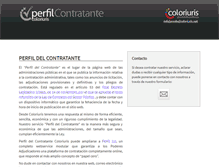 Tablet Screenshot of perfil-contratante.es